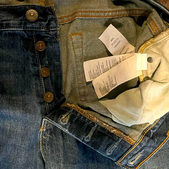 HOLLISTER®️🦜 Distressed Ripped Men’s Jean 36W x 34L ⚜️🤖VINTAGE STYLE🤖⚜️ - Picture 5 of 16